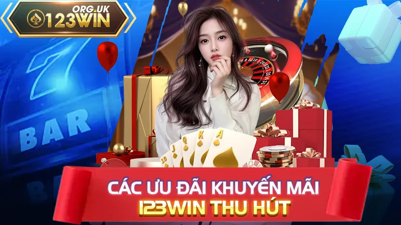 Các ưu đãi khuyến mãi 123WIN thu hút